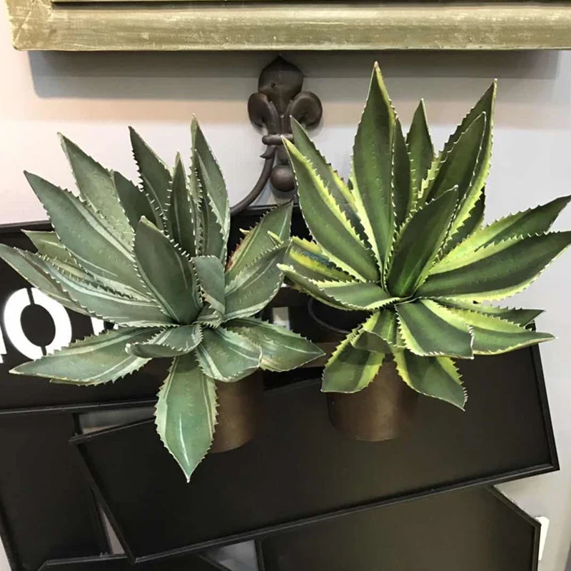 plantes succulentes artificielles décoratives en plastique à épines de lotus