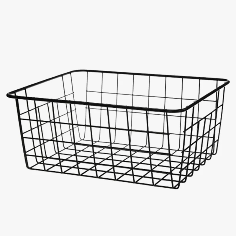 panier de rangement en métal pour organisation pratique et élégante