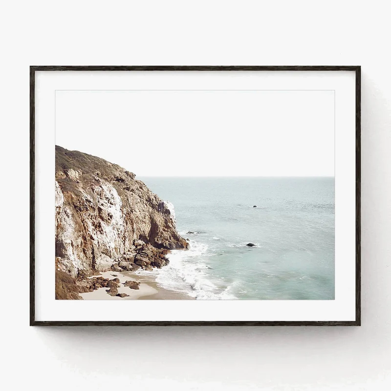 affiche photographie vagues océan paysage marin décoration murale