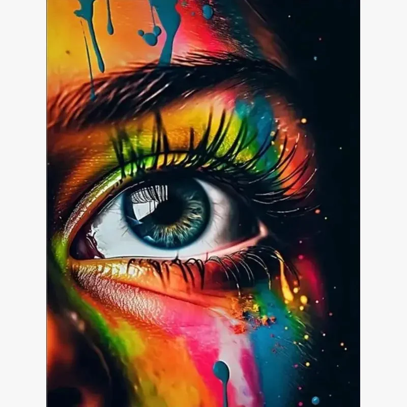 peinture moderne par numéros fleurs pour adultes décoration artistique