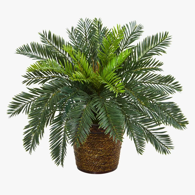 branche de palmier artificielle pour décoration tropicale intérieure et extérieure