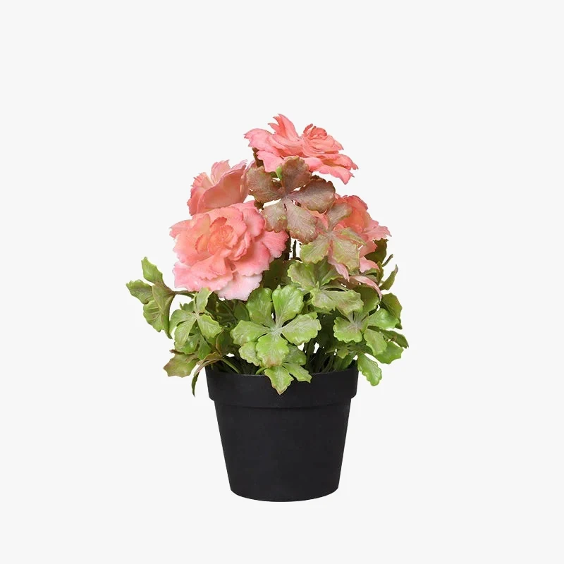 fausse fleur pivoine plante artificielle en pot pour décoration intérieure