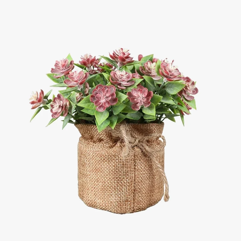 bouquet de fleurs artificielles décoration pour bureau et maison