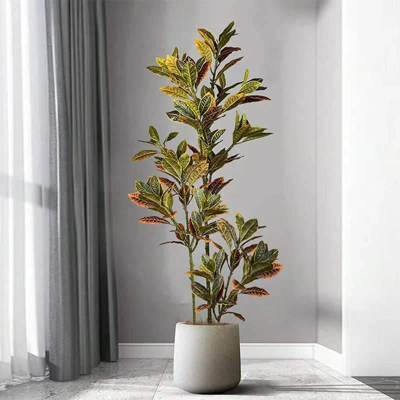 branche de plante tropicale artificielle pour décoration de jardin
