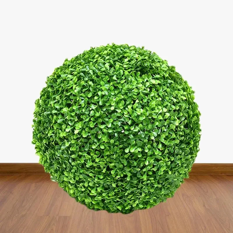 boule de topiaire artificielle pour décoration de jardin extérieur