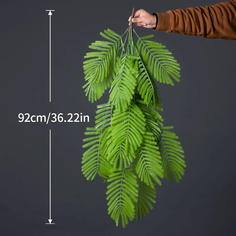 plantes artificielles suspendues feuillage tropical pour décoration intérieure