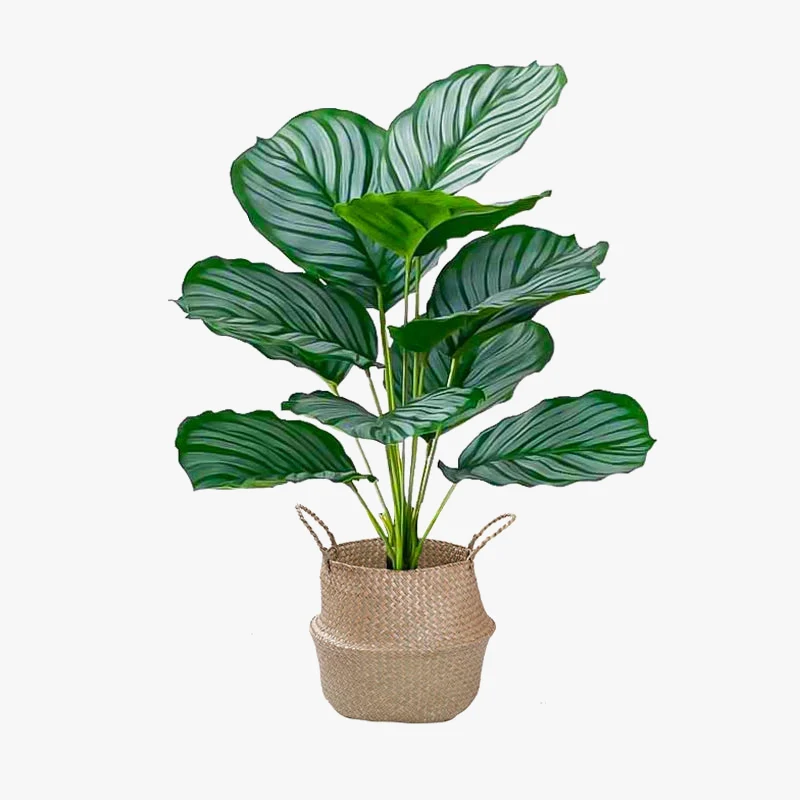 plante artificielle monstera tropicale pour décoration murale jardin