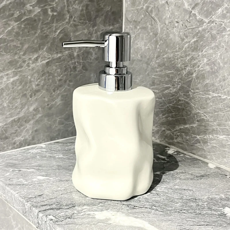 bouteille créative en céramique pour lotion et savon