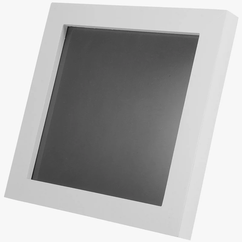 boîte de rangement pour disques vinyles et cadres photo