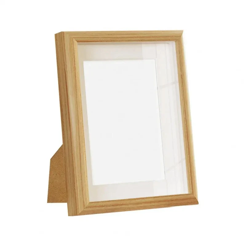 cadre photo étanche en bois rustique avec verre vintage