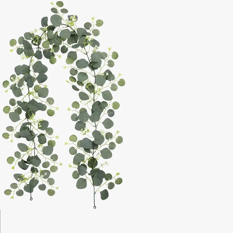 feuilles d'eucalyptus artificielles pour décoration de jardin