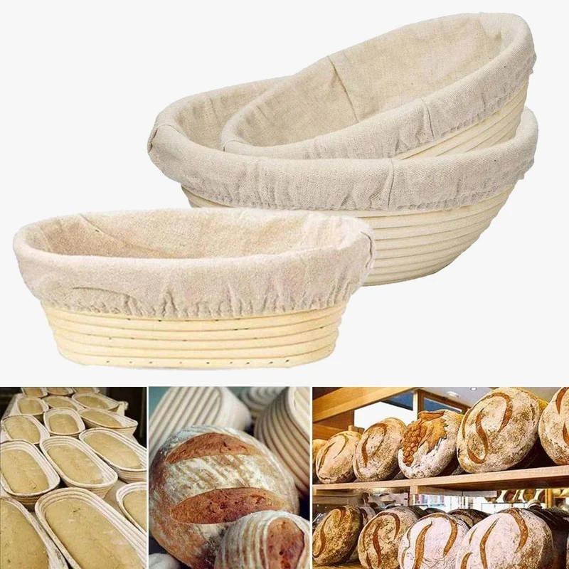 corbeille à pain en rotin panier pour cuisson et fermentation