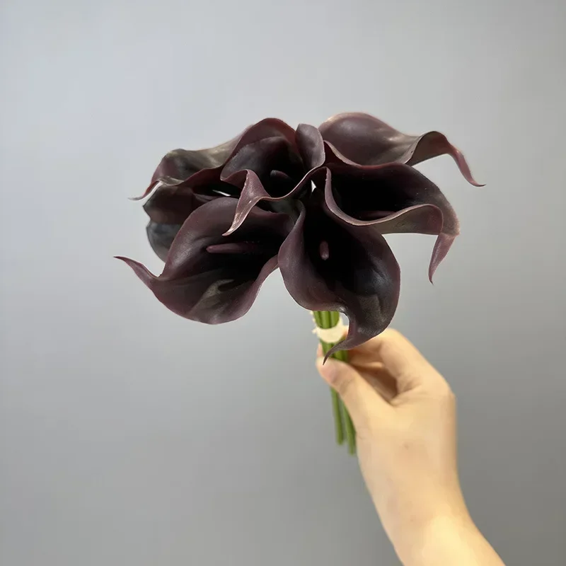 lot de 2 bouquets de lys calla artificiels pour décoration de mariage