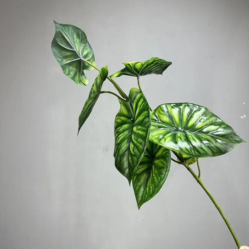 lot de 2 plantes vertes artificielles décoratives en plastique