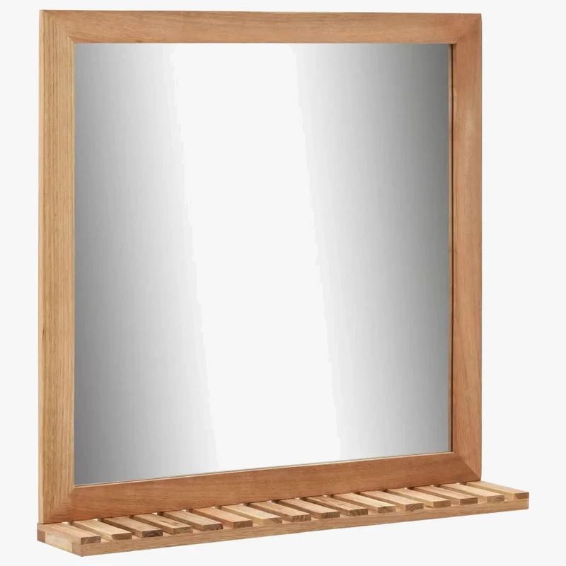miroir en bois de noyer massif pour décoration intérieure