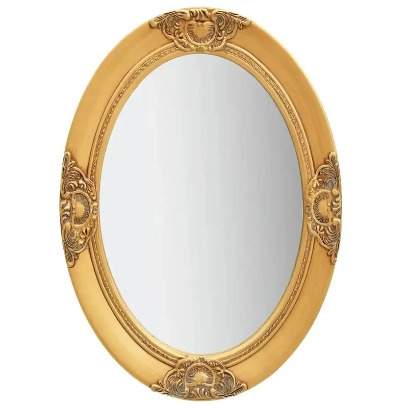 miroir mural baroque doré pour une décoration élégante de votre intérieur