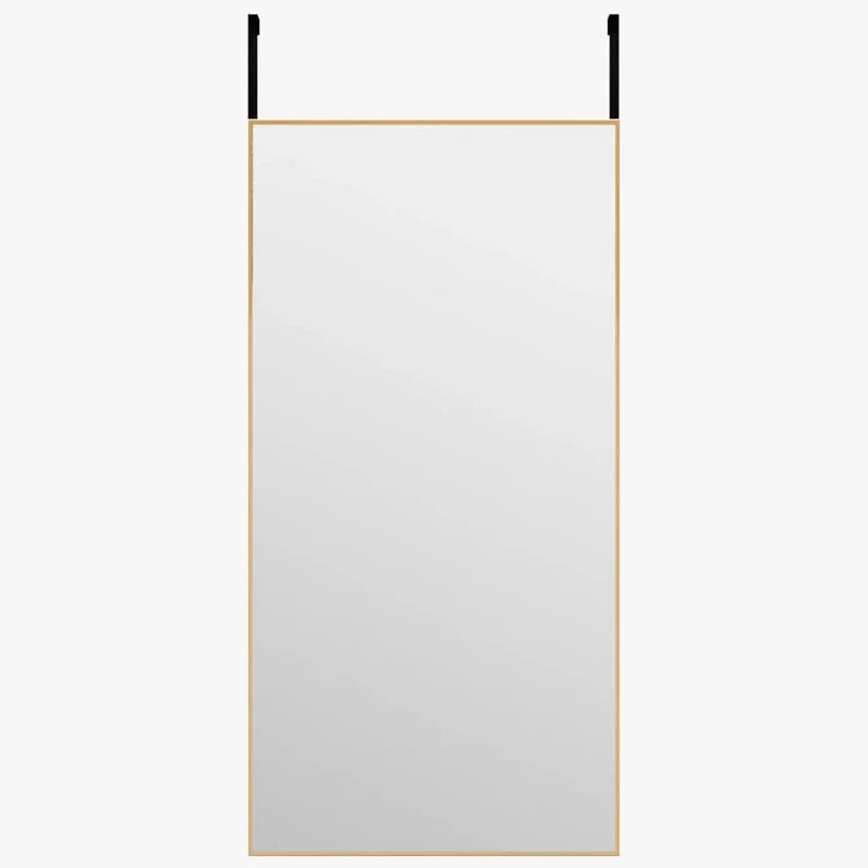 miroir de porte décoratif en verre et aluminium