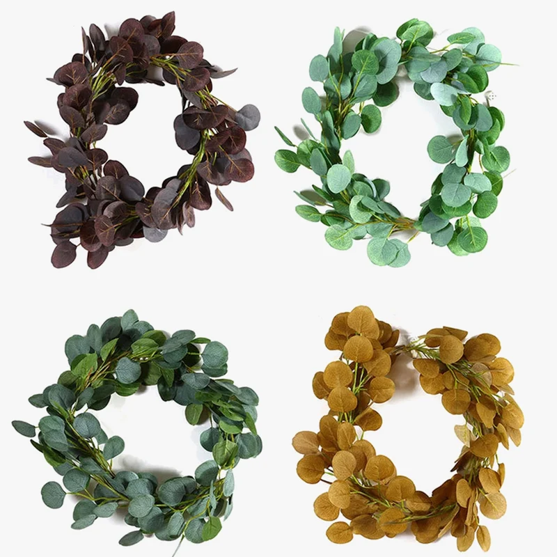 guirlande artificielle d'eucalyptus pour décoration de mariage et jardin