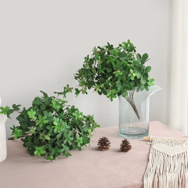 plante verte artificielle suspendue cloche bouquet décoratif pour fête