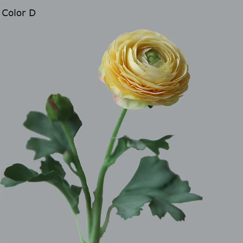 têtes de bouton d'or fleurs artificielles en soie décoration mariage