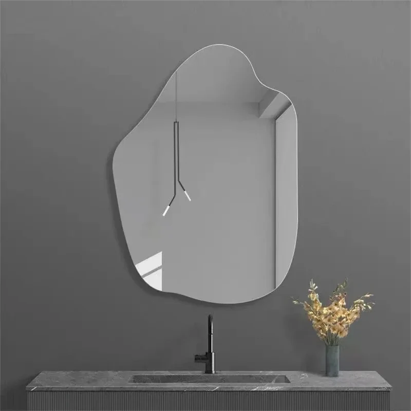 miroir mural nuage décoratif en acrylique incassable pour la maison