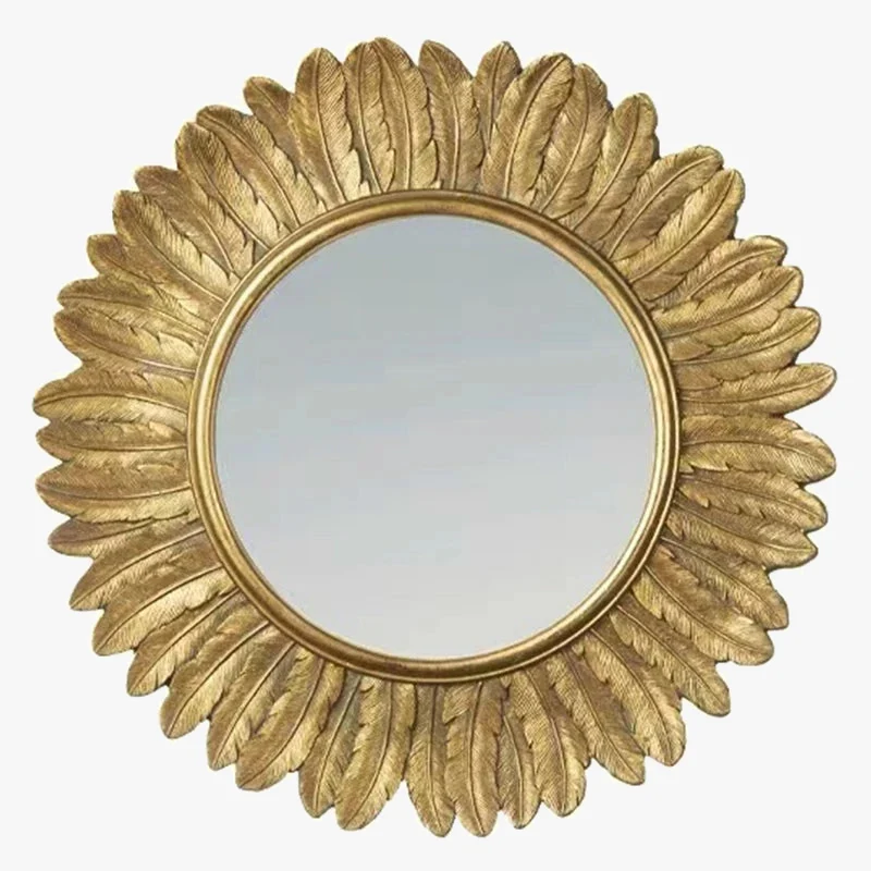 miroir décoratif en macramé style rétro pour décoration intérieure