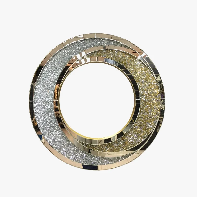 miroir rond de luxe à suspendre pour décoration intérieure