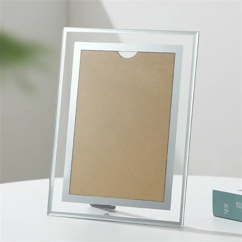 cadre photo en cristal pour portraits de famille et voyages