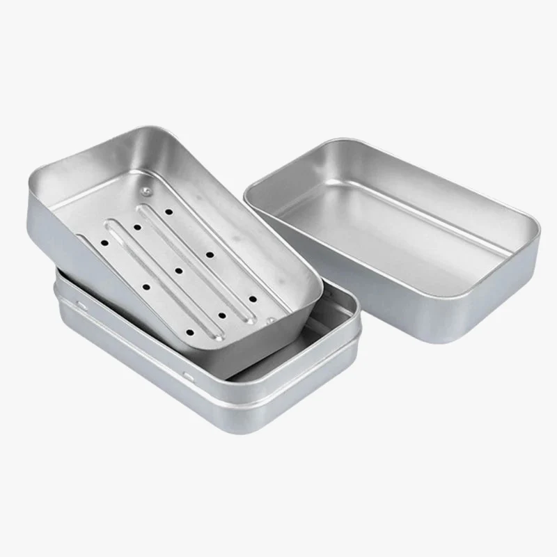 porte-savon en aluminium avec joint anti-fuite pratique pour voyageurs