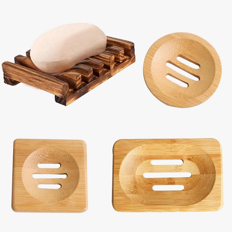 porte-savon en bois naturel pour éviter la moisissure