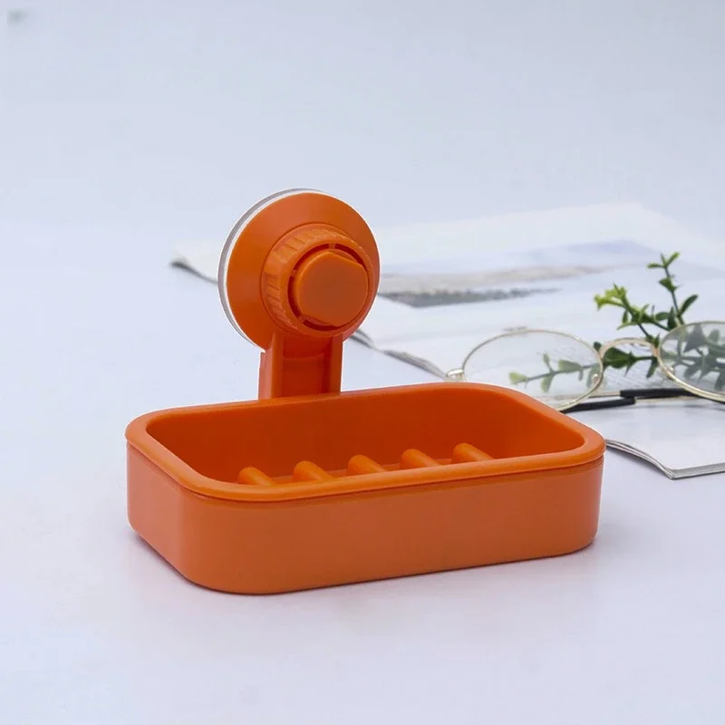 boîte à savon avec égouttoir et ventouse pour salle de bain