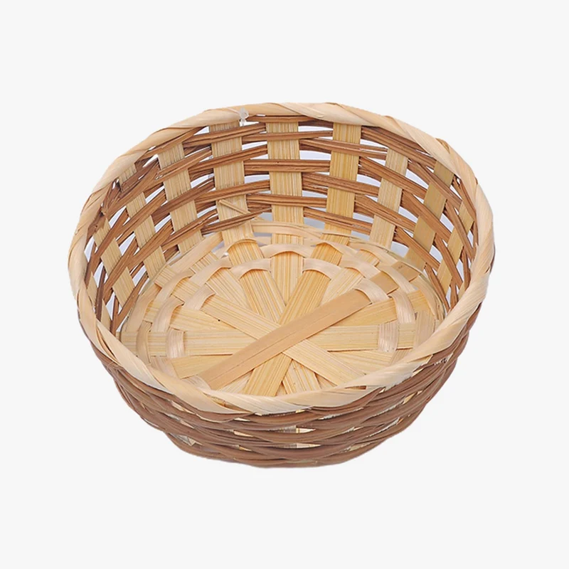 panier à fruits en bambou tissé à la main grande capacité durable