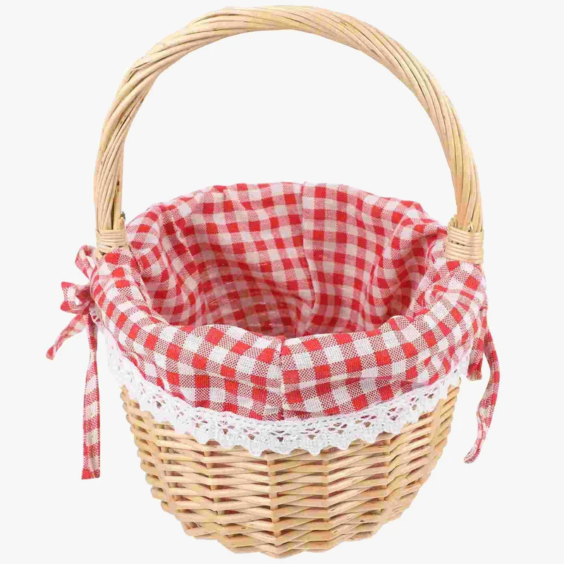panier zerodeko petit chaperon rouge sac pique-nique tissé à la main