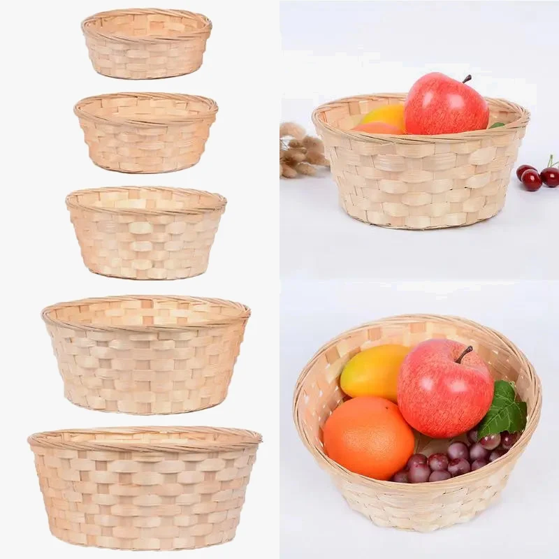 panier en bambou pour pain et rangement alimentaire