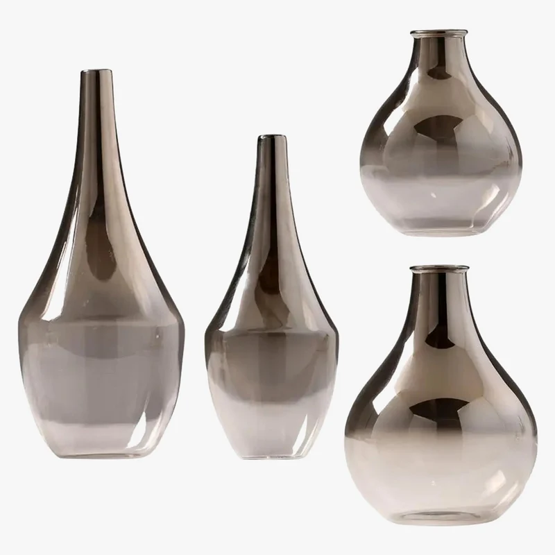 vase en verre dégradé pour fleurs et cadeaux