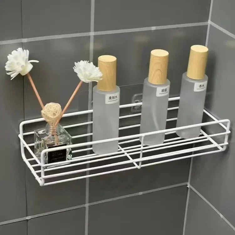 étagère murale de rangement pour cosmétiques et shampoing