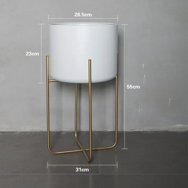 etagère à plantes dorée support à fleurs amovible et polyvalent