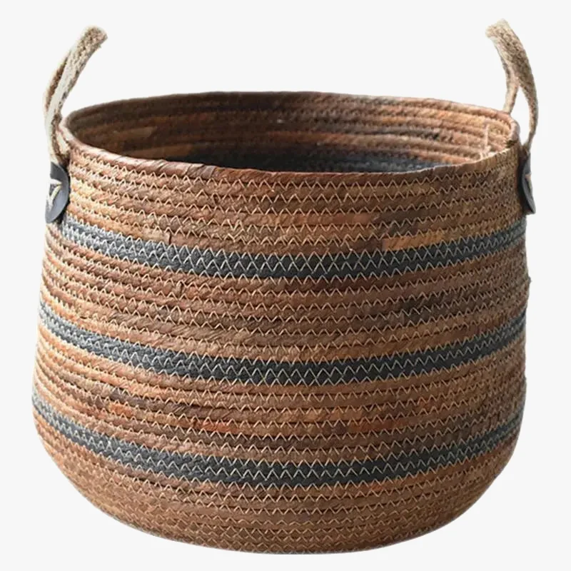panier de rangement tissé pour jouets et vêtements
