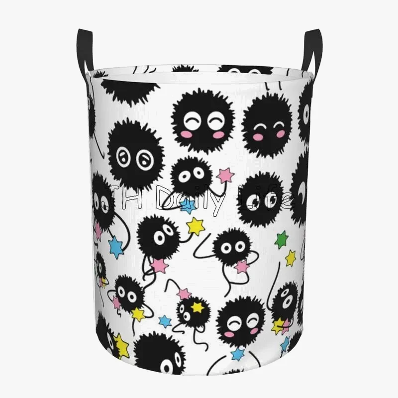 panier à linge pliable en tissu imperméable motif mignon pour vêtements et jouets