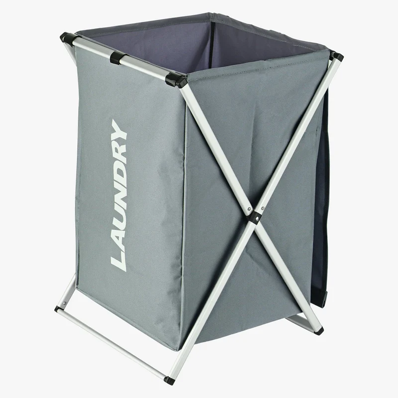 panier à linge pliable avec couvercle et poignée
