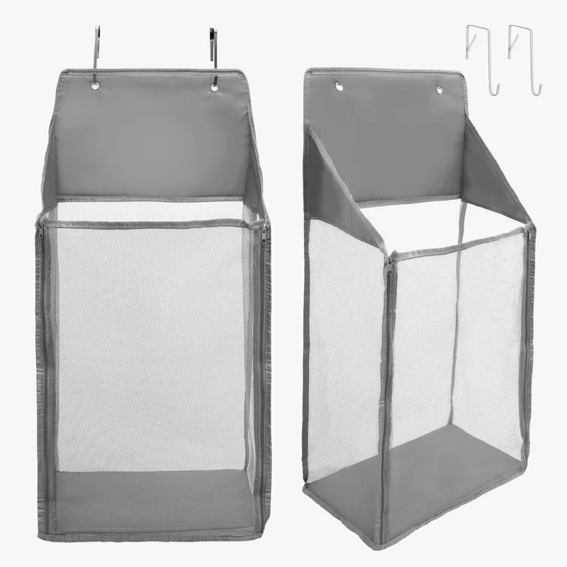 lot de 2 paniers à linge pliables à suspendre