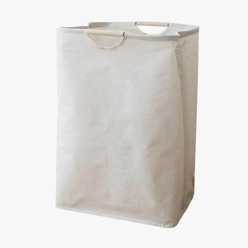 panier à linge pliable en coton et lin grande capacité étanche