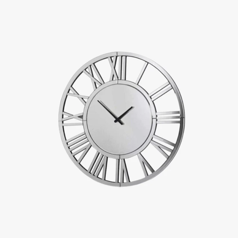 horloge murale miroir design moderne 3d silencieuse pour décoration intérieure