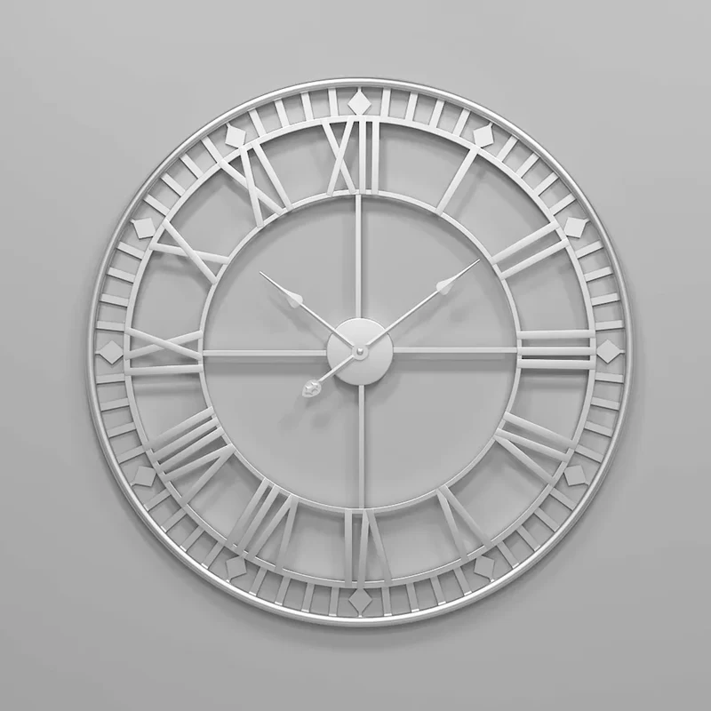 horloge murale grande taille design moderne style européen à suspendre