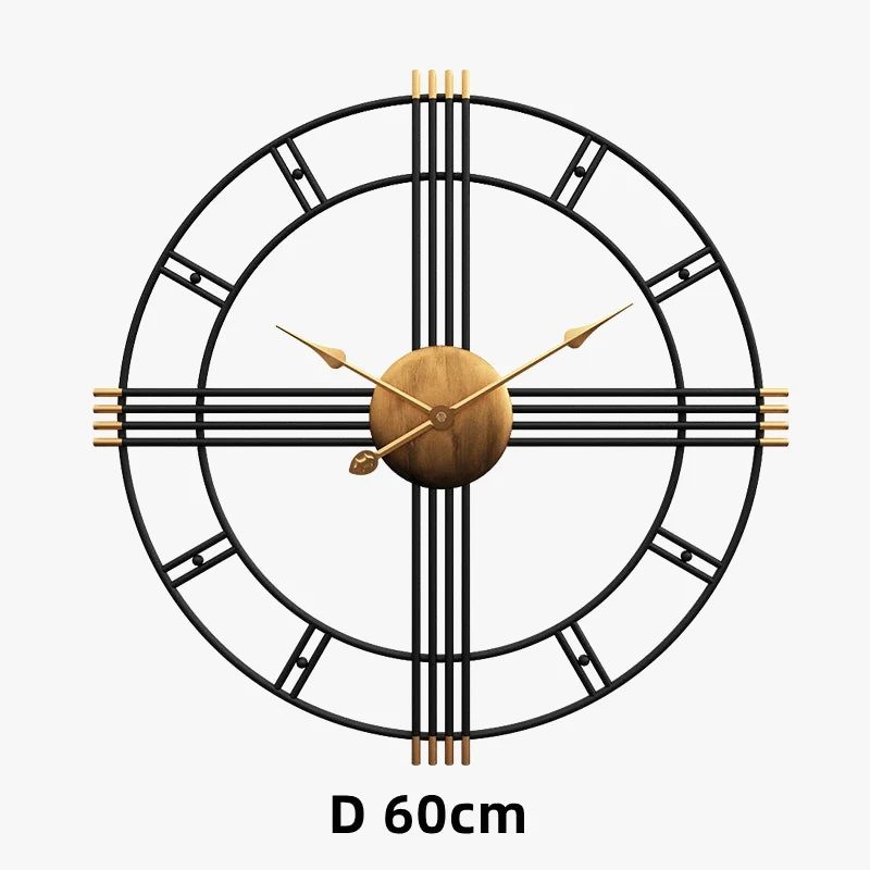 horloge murale moderne décoration nordique créative et silencieuse