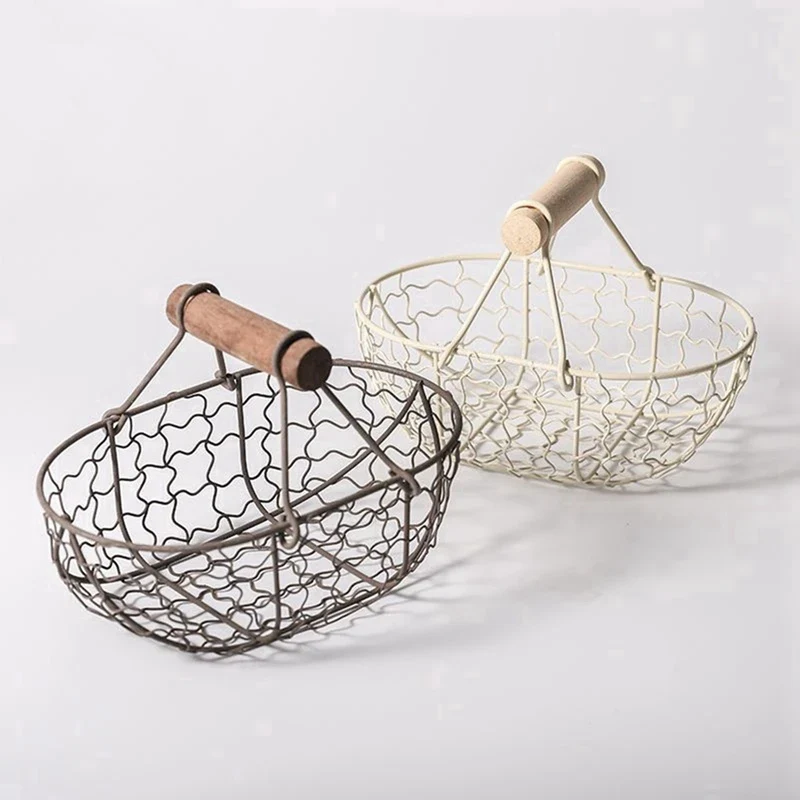 panier créatif de rangement pour œufs et fruits