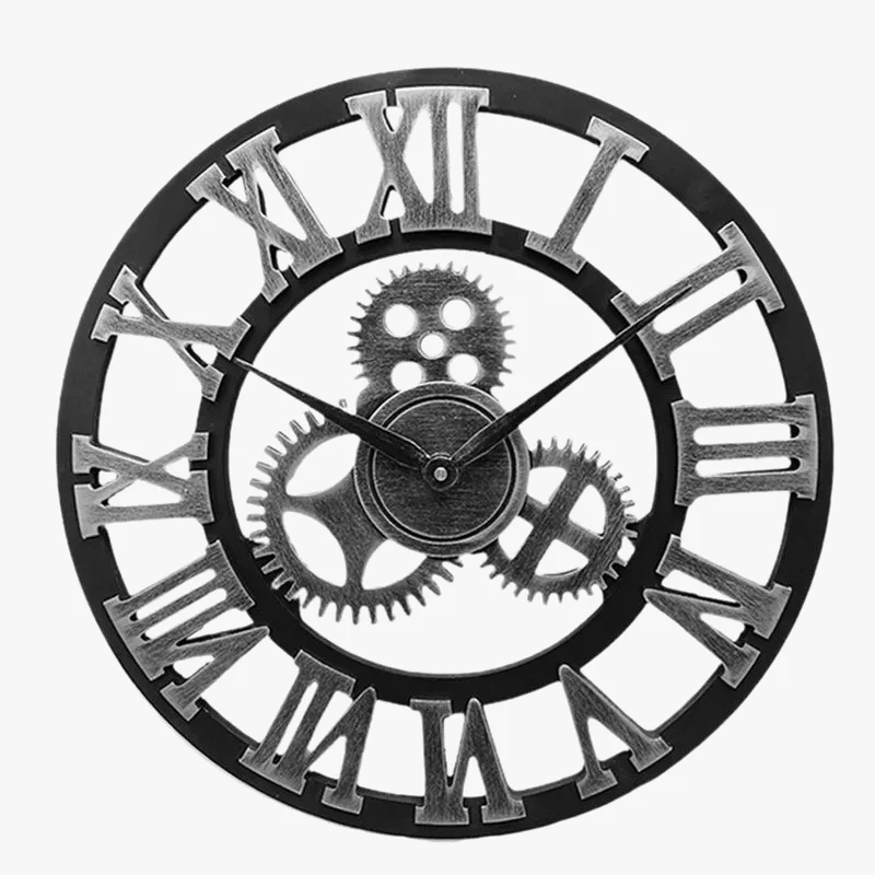 horloge murale rétro créative style décoratif tendance