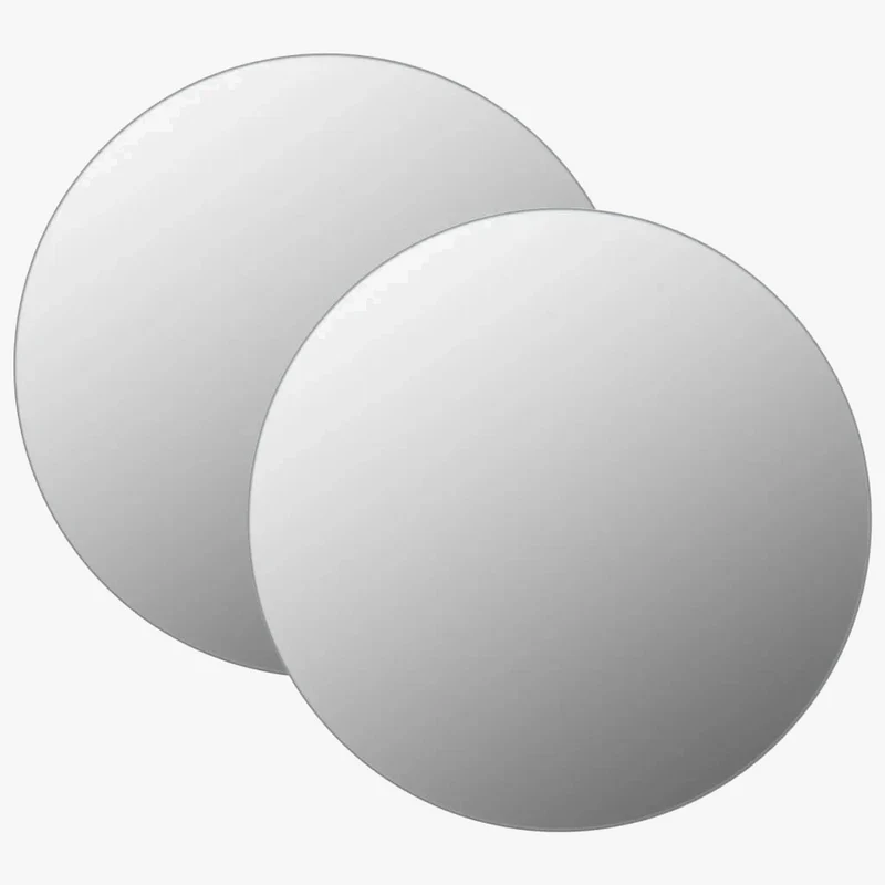miroirs ronds en verre pour décoration murale élégante