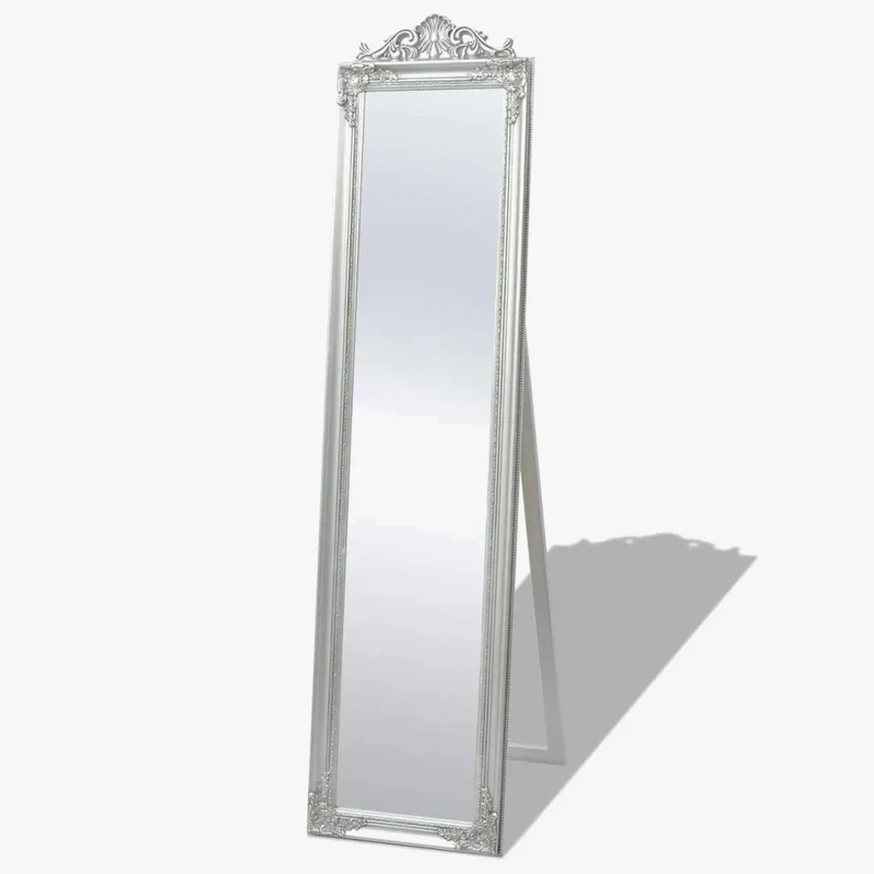 miroir baroque sur pied pour décoration intérieure élégante