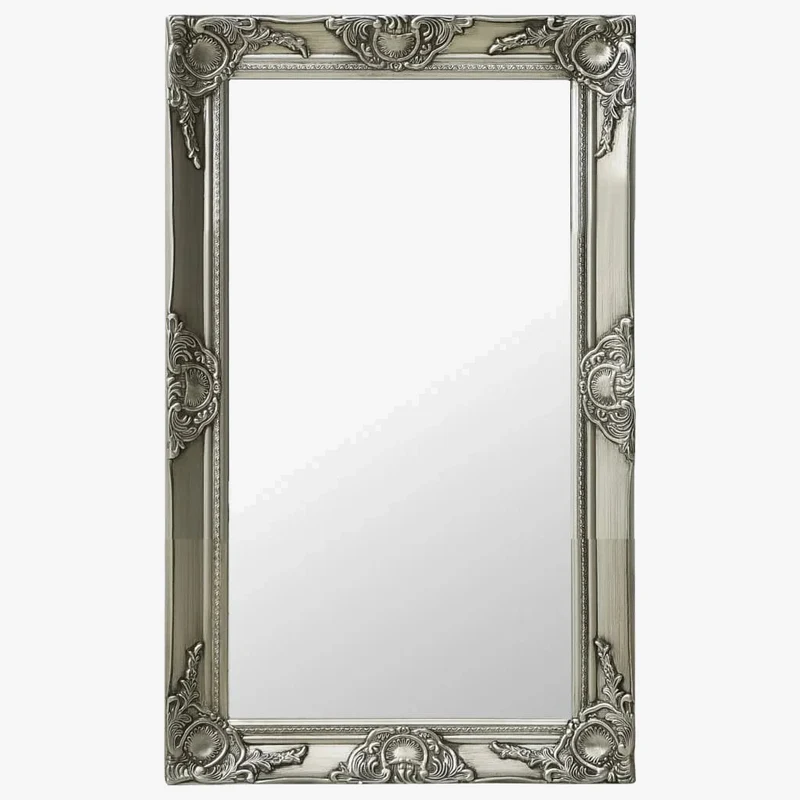 miroir baroque argenté décoration intérieure pour un style raffiné